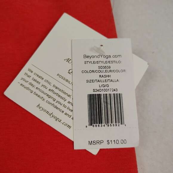 NEW Beyond Yoga Spacedye Allure Lace-Trim High Waisted Leggings Sz Large - Picture 12 of 15